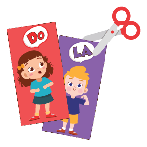 Solfege Kids—print Cut Out 8