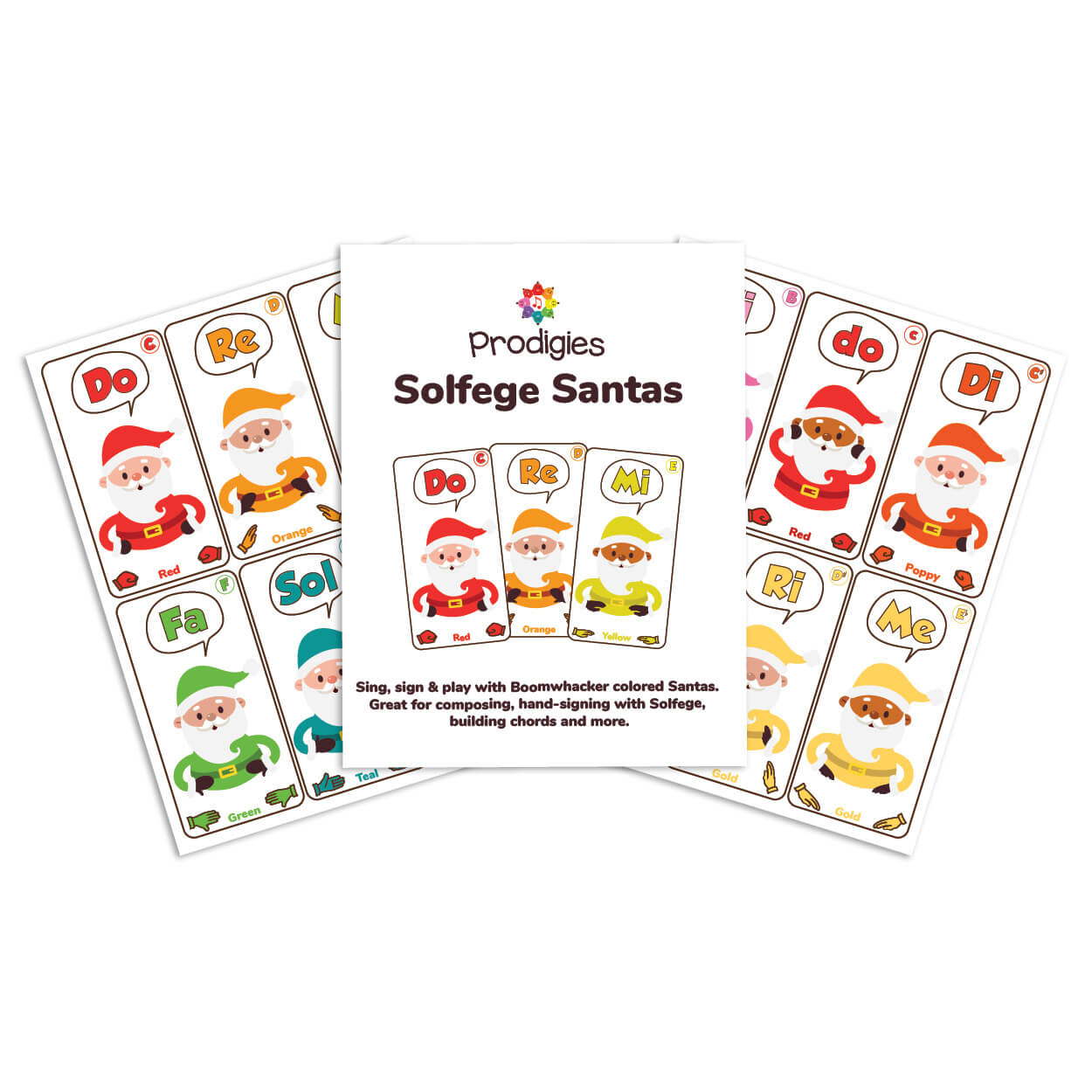 Solfege Santas Christmas Resource